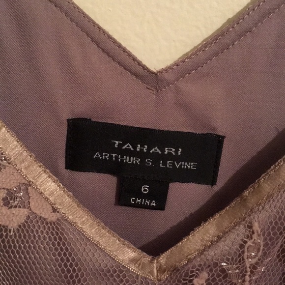 Tahari lace cocktail dress - Picture 6 of 9